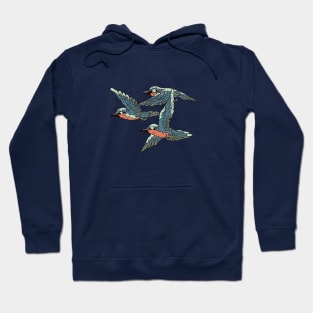 three little birds Hoodie